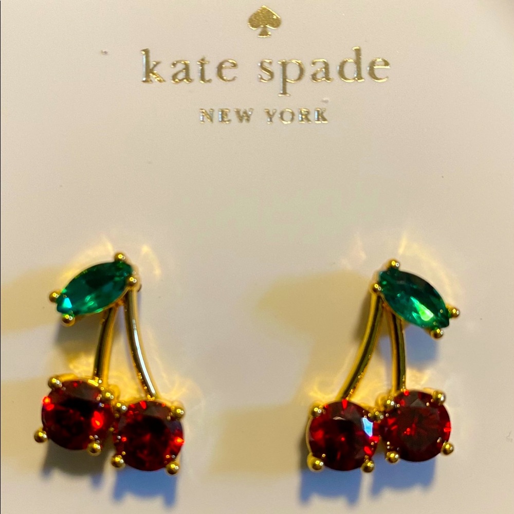 Kate Spade Cherry Earrings - Never Worn - Price is Firm